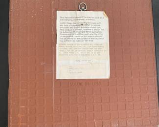 $50 - Patrick Nagel tile 12x12 Dumas Mirage from the Book "Nagel" The art of Patrick Nagel 