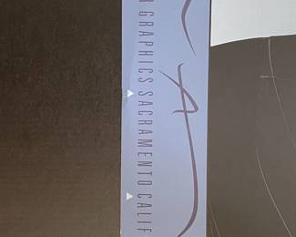 $90 - Patrick Nagel poster lady in yellow sweater 1986 Dumas edition by Miracle edition. 24x36