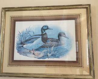 Print of ducks $40 