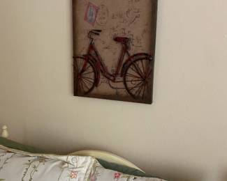 #60 $46 metal bicycle decor 