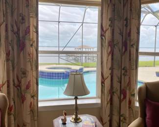 #36 $200 each teak vintage 70’s marble inserted side table cabinet