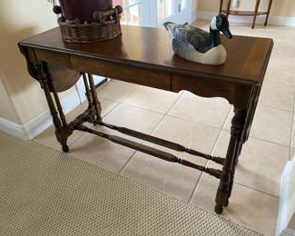 #12 $60 large decoy duck hand painted by Virginia Lane 1984 14W