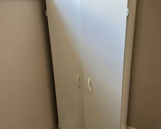 Cabinet with shelves inside 