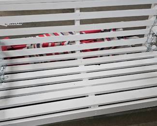 WOODEN PORCH SWING