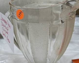 GLASS PITCHER