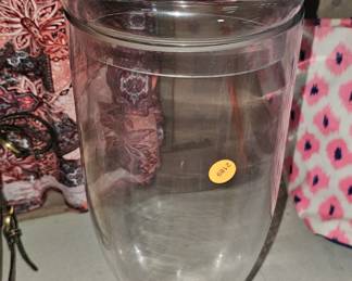 LARGE GLASS APOTHOCARY JAR
