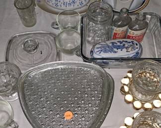 LOT OF VARIOUS GLASS WARE