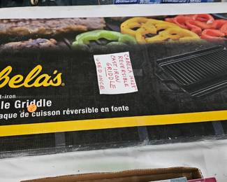 CABELA'S REVERSIBLE CAST IRON GRIDDLE