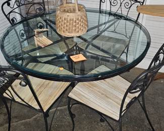 PATIO TABLE AND CHAIRS