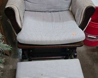 GLIDER ROCKER AND OTTOMAN