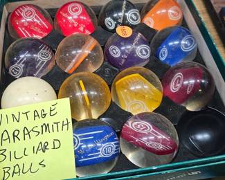 VINTAGE BILLARD BALLS