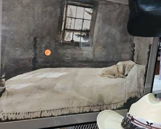 FRAMED PICTURE OF DOG