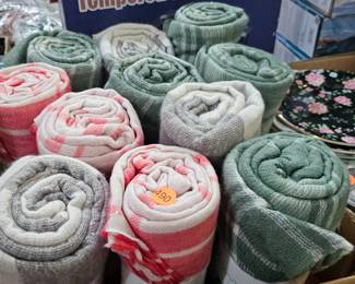 LOT OF BLANKETS