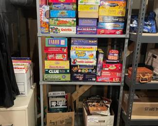 Board games, dvd's