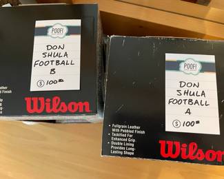 Don Shula Signed Footballs