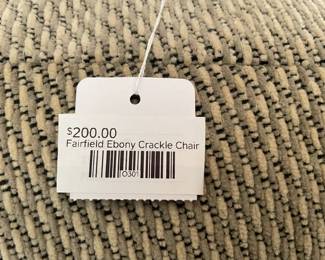 Fairfield Ebony Crackle Chair