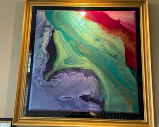 Elan Vital Framed Original Painting (BL)