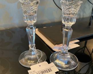 Marquis by Waterford Calais Candlesticks Pair