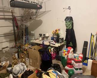 ladders, Plates, dishes, blankets, decorative pillows, 96