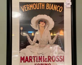 Framed Vermouth Bianco Print