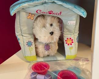 Coconut American Girl Dog and House