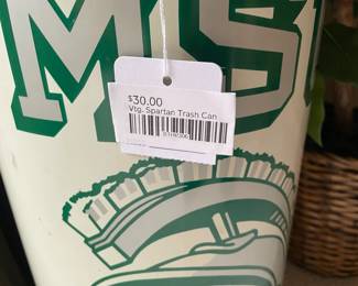 Vtg. Spartan Trash Can