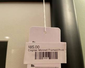 Cognac Monnet Framed Print