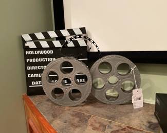 Film Reel Metal Decoration
