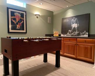 Valley-Dynamo Foosball Tornado II, Muhammad Ali Framed Picture