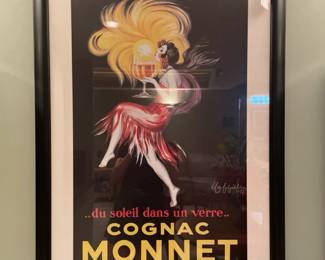 Cognac Monnet Framed Print