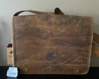 Rustic Town Leather Briefcase