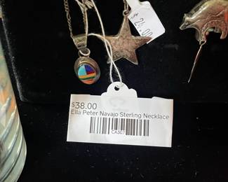 Ella Peter Navajo Sterling Necklace