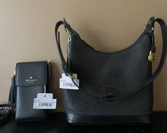 Kate Spade Leather Phone Crossbody, Vtg. Dooney and Bourke Purse
