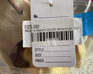 Nicki's Ranch Outfit American Girl