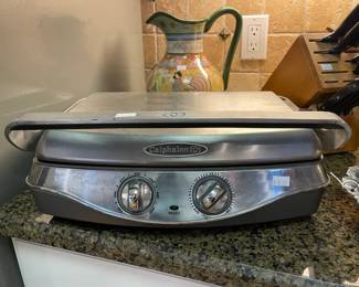 Calphalon Removable Plate Grill, Danna Cullen Rooster Pitcher