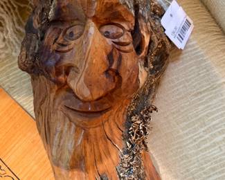Willi Huggler Carved Face