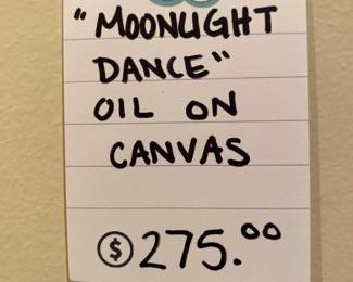 'Moonlight Dance' oil on canvas