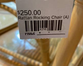 Rattan Rocking Chair A 