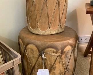 Vintage Leather Drum