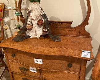 Antique wash stand dresser