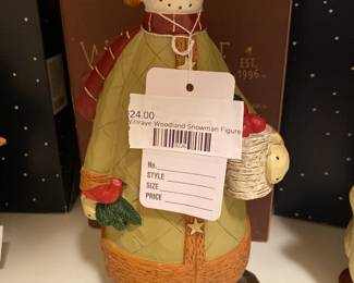  Williraye Woodland Snowman Figure