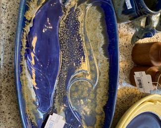 Wylie Pottery Whale Ceramic Platter