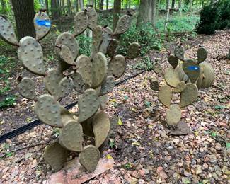 Desert Steel Prickly Pear outdoor Cactus