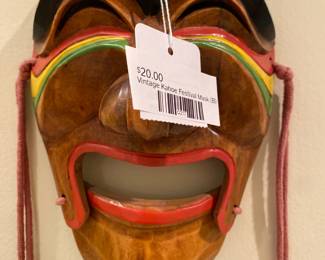 Vintage Kahoe Festival Mask (B)
