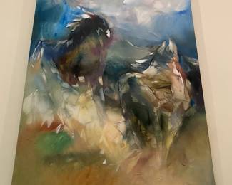 Jean Richardson Oil On Canvas