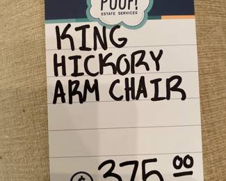 King Hickory Armchair