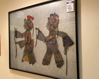 Framed Asian shadow papers