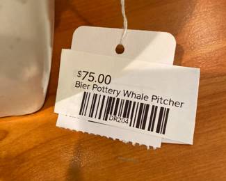 Bier Pottery Whale Pitcher