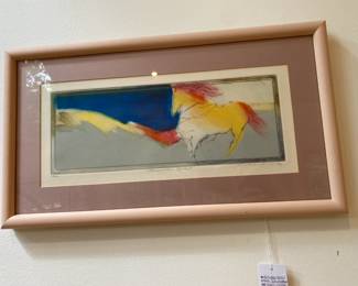 Caprice by Jean Richardson signed etching