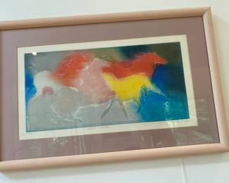 Caprice by Jean Richardson signed etching